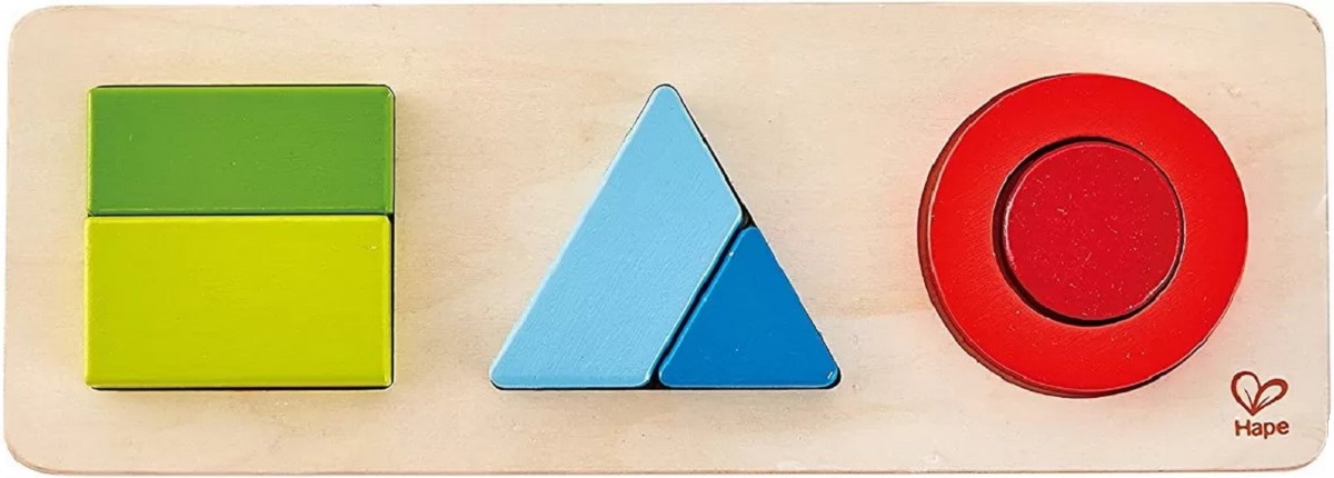 Imaginea produsului 'Puzzle din lemn. Geometric'