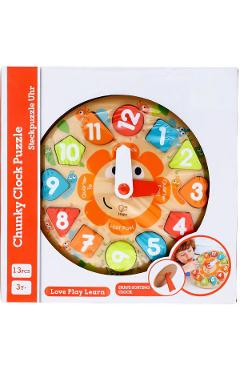Imaginea produsului 'Puzzle din lemn. Ceas de jucărie'