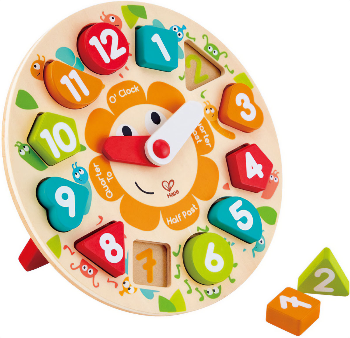 Imaginea produsului 'Puzzle din lemn. Ceas de jucărie'