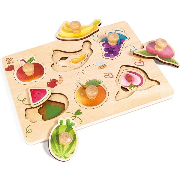 Puzzle din lemn in straturi: Fructe