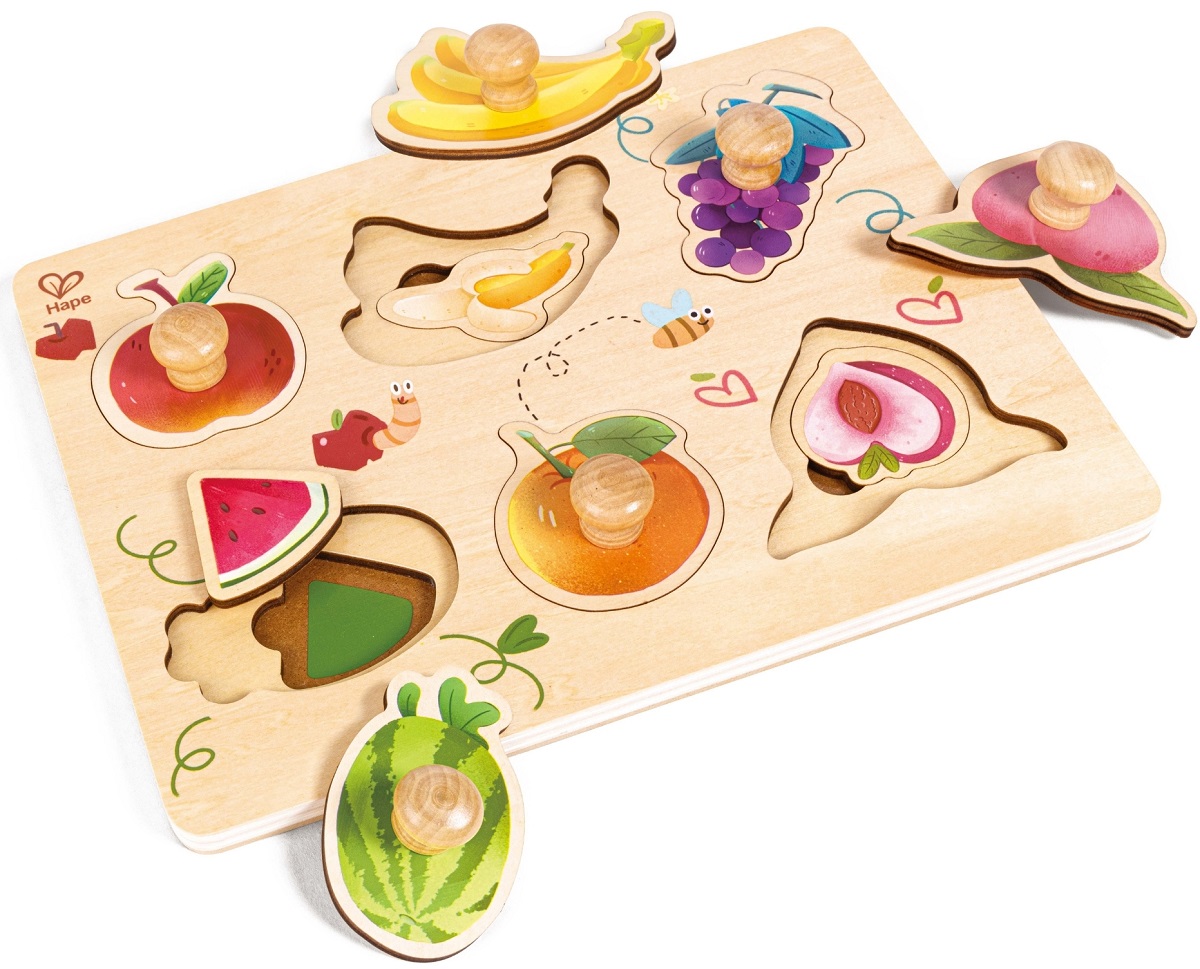 Imaginea produsului 'Puzzle din lemn în straturi: Fructe'