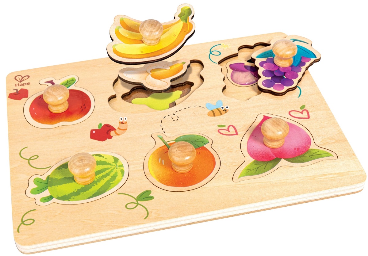 Imaginea produsului 'Puzzle din lemn în straturi: Fructe'
