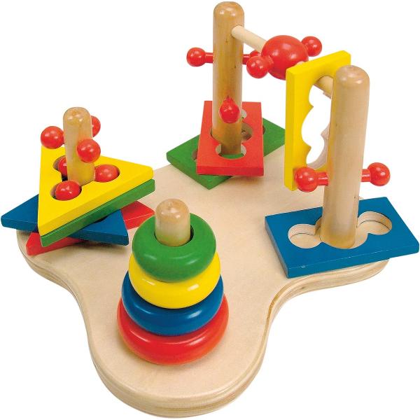 Joc de abilitati motorii 3D din lemn