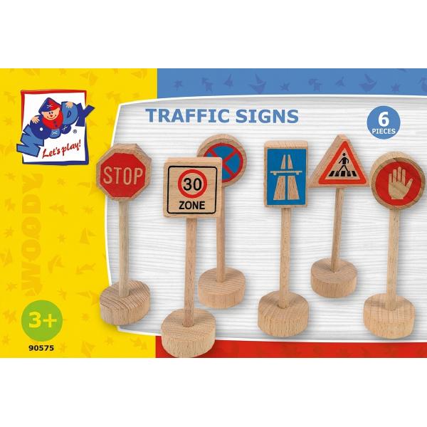 Jucarii din lemn. Semne de trafic