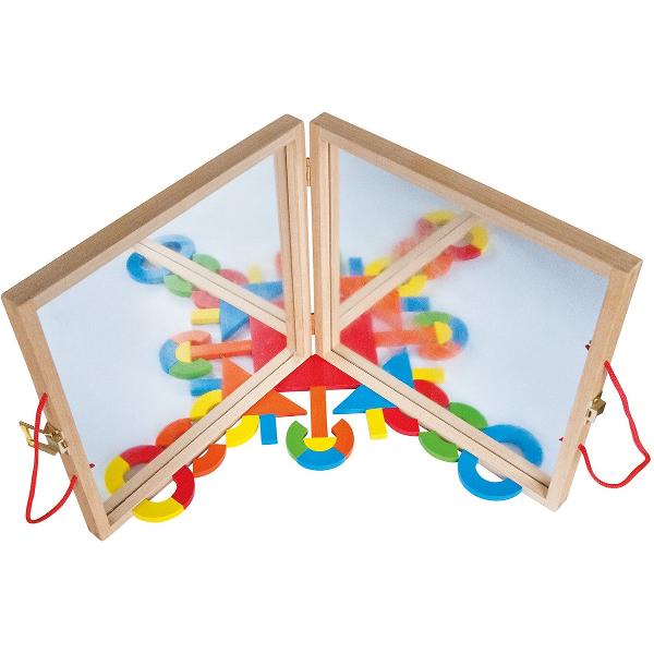 Tabla magnetica cu forme geometrice din lemn