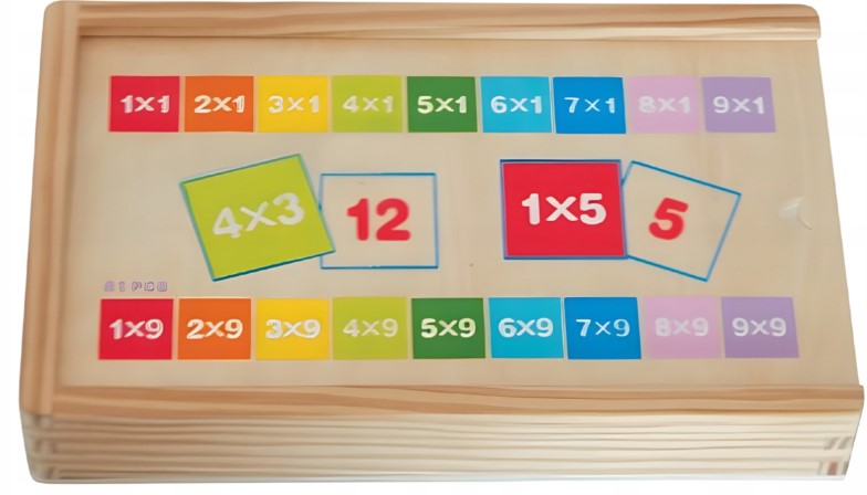 Imaginea produsului 'Învățăm matematica, înmulțire și împărțire din lemn'
