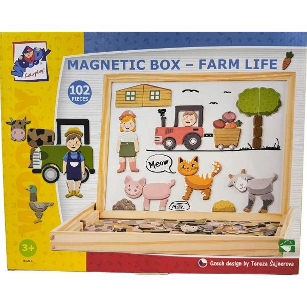 Tabla magnetica cu 2 fete si magneti ferma