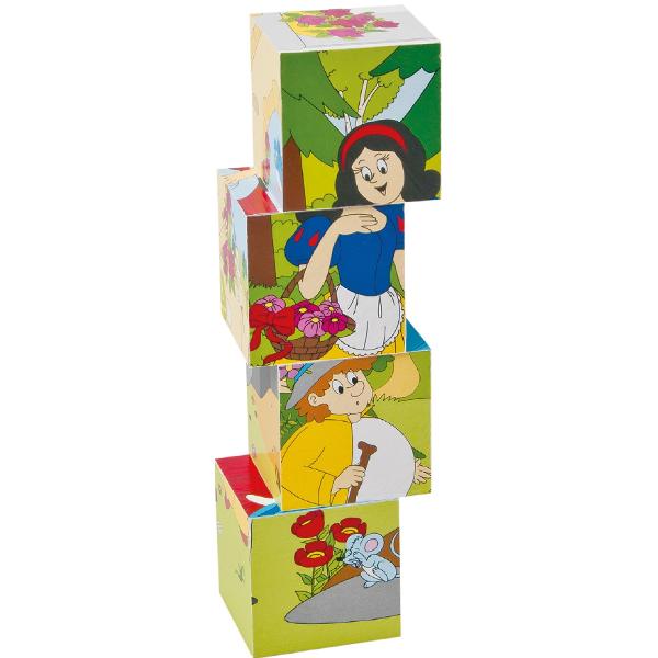 Puzzle din lemn: 4x5 cuburi. Basme