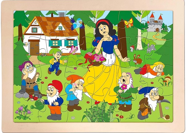 Imaginea produsului 'Puzzle din lemn: Albă ca Zăpadpă'