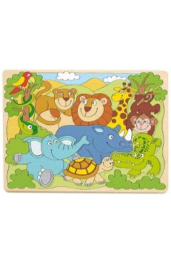 Imaginea produsului 'Puzzle din lemn: Animale din Africa'