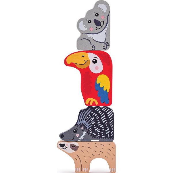 Puzzle 3D din lemn: Forme de animale