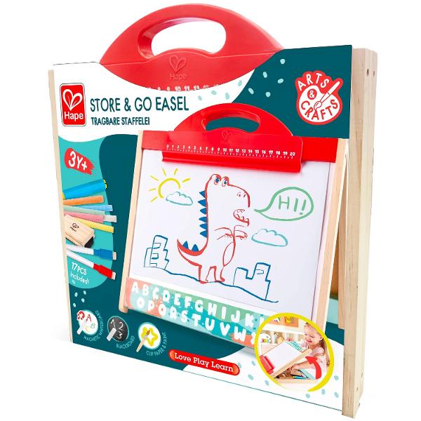 Sevalet portabil 3 in 1 pentru masa cu cutie de depozitare