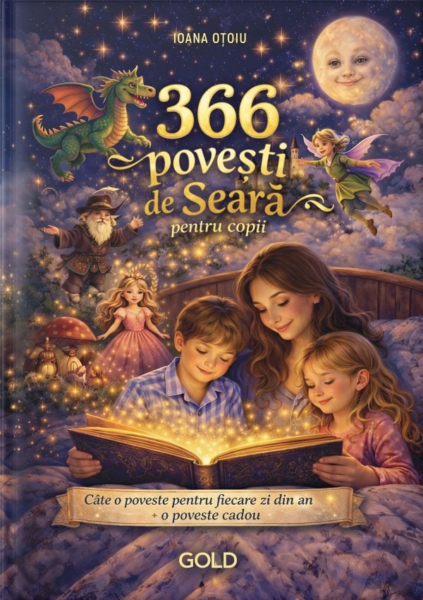 Coperta cărții '366 povești de seară pentru copii - Ioana Oțoiu'