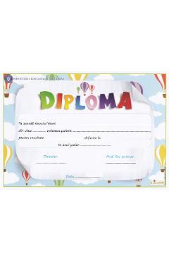 Diploma scolara pentru ciclul primar. Balon