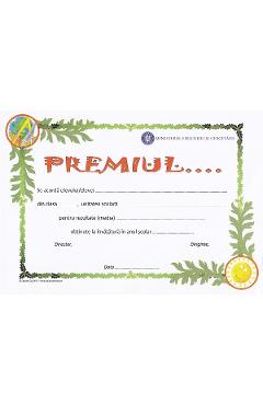 Coperta cărții 'Diploma pentru ciclul gimnazial. Premiul...'