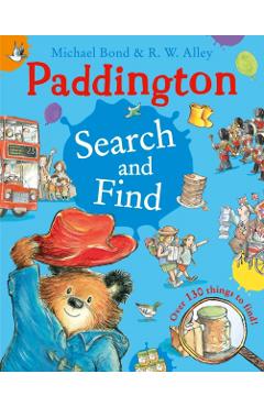 Coperta cărții 'Paddington Search and Find - Michael Bond'