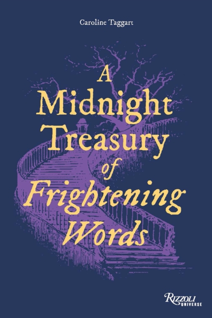 Coperta cărții 'Midnight Treasury of Frightening Words - Caroline Taggart'