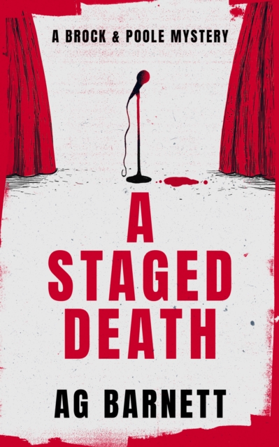 Coperta cărții 'Staged Death: An absolutely unputdownable cozy mystery novel - A.g. Barnett'