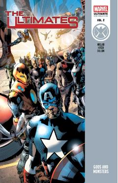 Coperta cărții 'Ultimates Epic Collection: Gods And Monsters - Mark Millar'