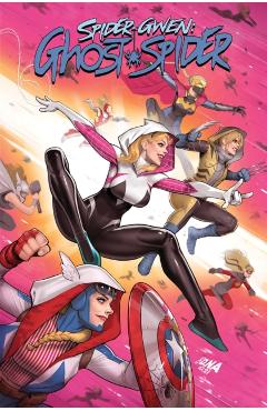 Coperta cărții 'Spider-Gwen: Ghost-Spider Modern Era Epic Collection: Into The Gwenverse - Seanan|ayala Mcguire'