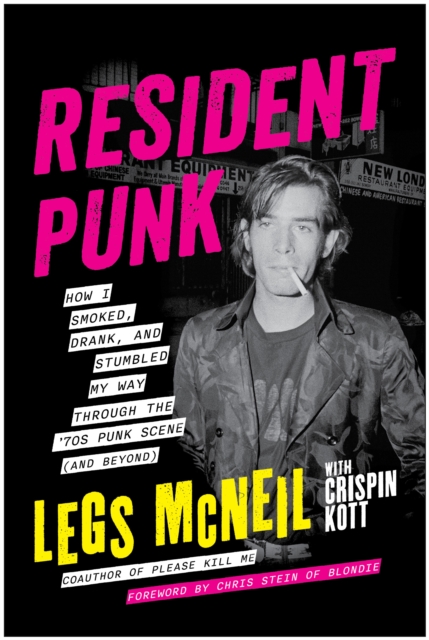 Coperta cărții 'Resident Punk - Legs Mcneil'