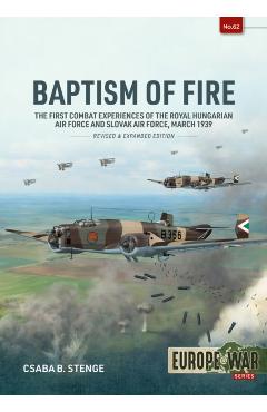 Coperta cărții 'Baptism of Fire - Csaba B. Stenge'