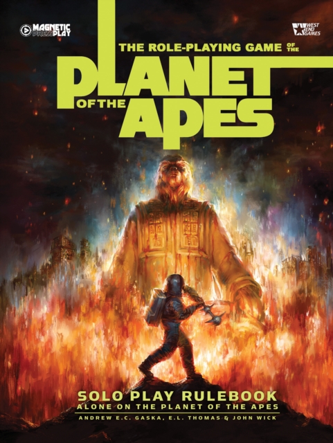 Coperta cărții 'Planet of the Apes Solo Rulebook - Andrew E.c.|thomas Gaska'