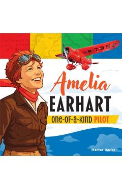 Coperta cărții 'Amelia Earhart - Monika Davies'