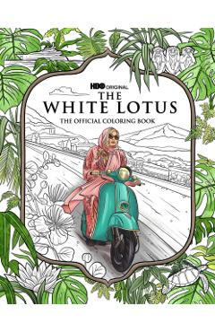 Coperta cărții 'HBO Original Series: The White Lotus: The Official Coloring Book -'