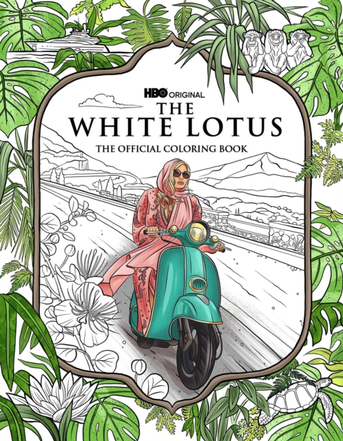 Coperta cărții 'HBO Original Series: The White Lotus: The Official Coloring Book -'