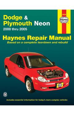 Coperta cărții 'Dodge & Plymouth Neon 2000-05 - J. H. Haynes'