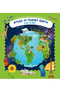 Coperta cărții 'Atlas of Planet Earth: For Kids - Oldrich Ruzicka'