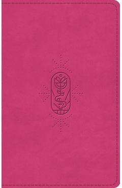 Coperta cărții 'ESV Kid's Bible, Thinline, Red Letter (Trutone, Berry, the True Vine Design) -'