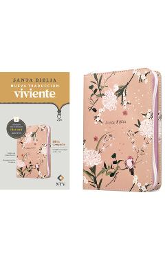 Coperta cărții 'Biblia Compacta Ntv de Zíper, Con Filament (Sentipiel, Jardín Coral) -'
