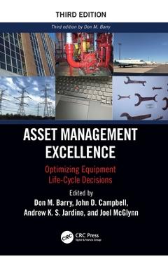 Coperta cărții 'Asset Management Excellence: Optimizing Equipment Life-Cycle Decisions - John D. Campbell'