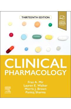 Coperta cărții 'Clinical Pharmacology - Fraz A. Mir'