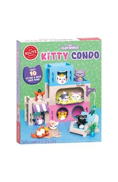 Coperta cărții 'Mini Clay World Kitty Condo -'