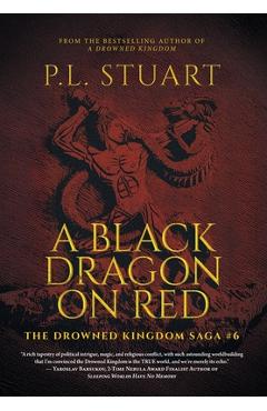 Coperta cărții 'A Black Dragon on Red - P. L. Stuart'