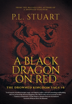 Coperta cărții 'A Black Dragon on Red - P. L. Stuart'