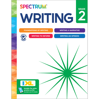 Coperta cărții 'Spectrum Writing Workbook, Grade 2 -'