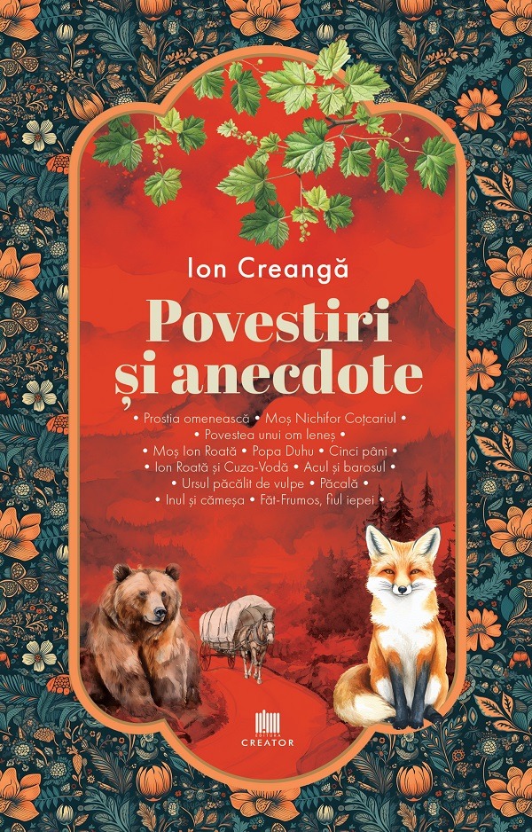 Coperta cărții 'Povestiri și anecdote - Ion Creangă'