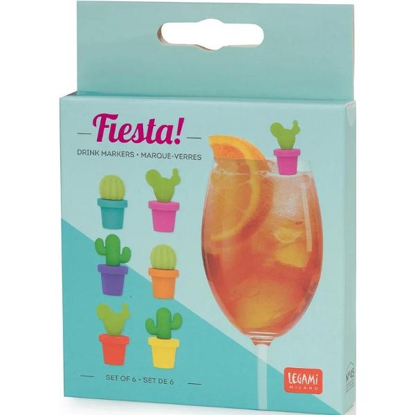 Set 6 markere pahar: Fiesta