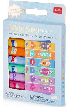 Imaginea produsului 'Set 6 evidențiatoare: Teddy's Superpower'