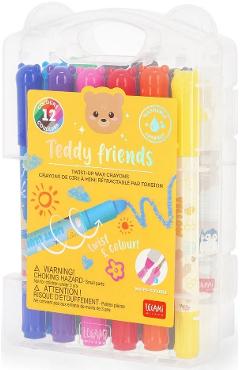 Imaginea produsului 'Set 12 creioane cerate: Teddy Friends'