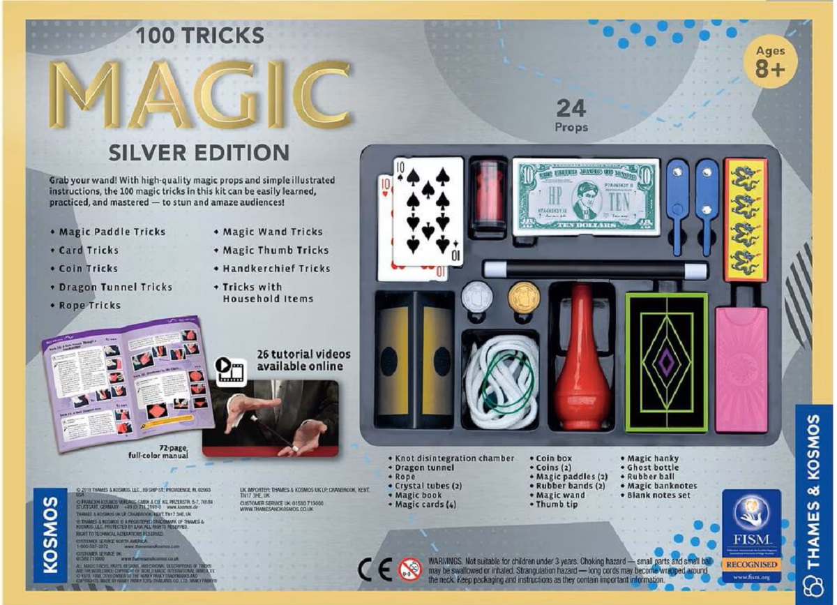 Imaginea produsului 'Colecție de magie cu 100 de trucuri. Silver Edition'