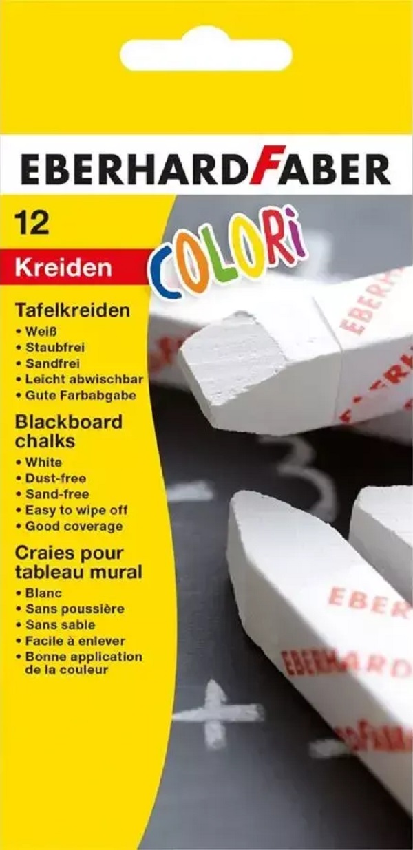 Imaginea produsului 'Cretă albă. 12 bucăți'