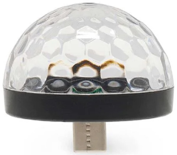 Imaginea produsului 'Accesoriu telefon: Mini Disco Ball'