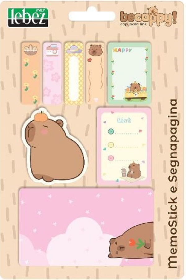 Imaginea produsului 'Set memostick. Capybara fundal roz'