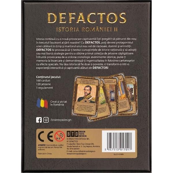 Joc de societate: Defactos. Istoria Romaniei II