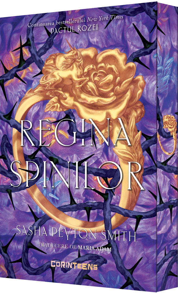 Coperta cărții 'Regina spinilor. Seria Pactul Rozei Vol.2 - Sasha Peyton Smith'